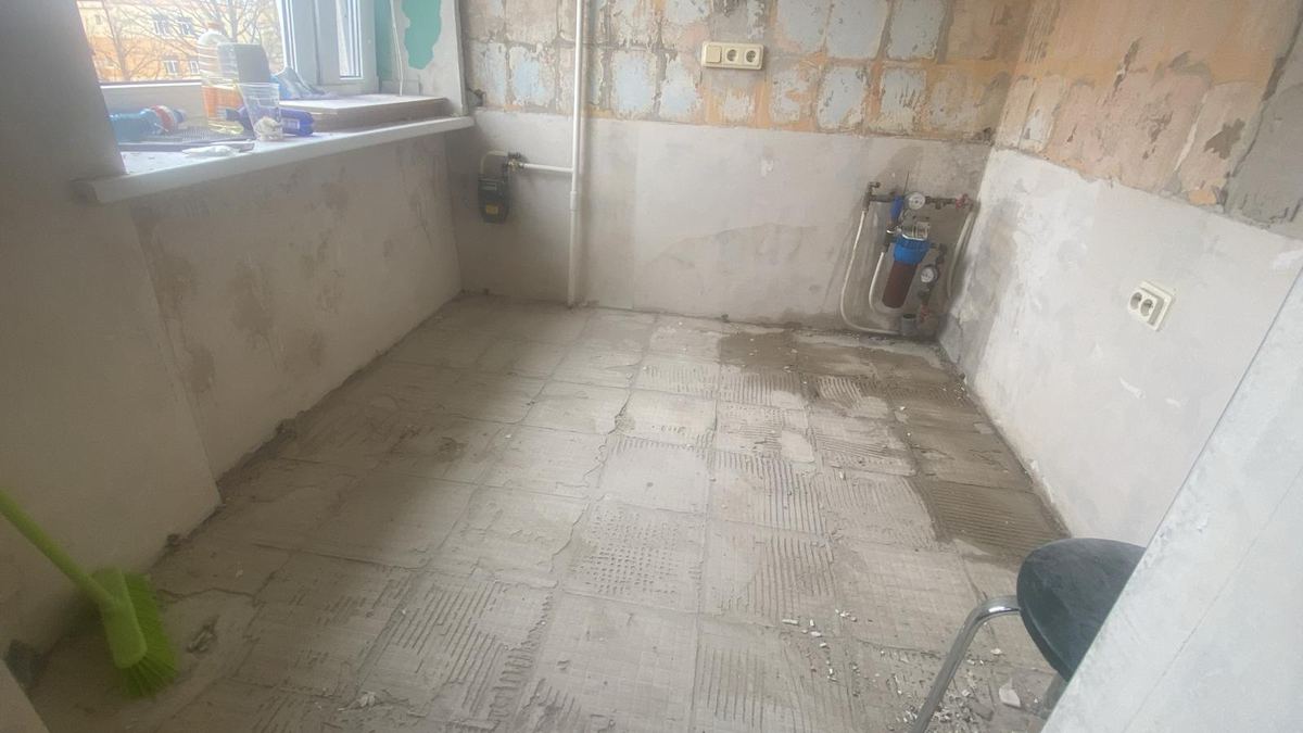 Istaba pēc pilnas demontāžas