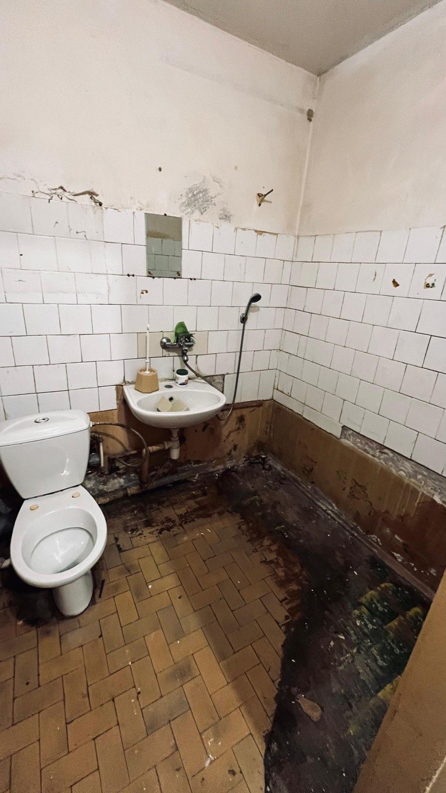 Vecā vannas istaba pirms demontāžas