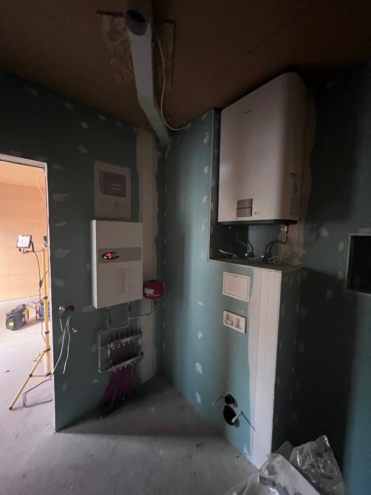 WC starpsiena ar mitrumizturīgu ģipškartonu